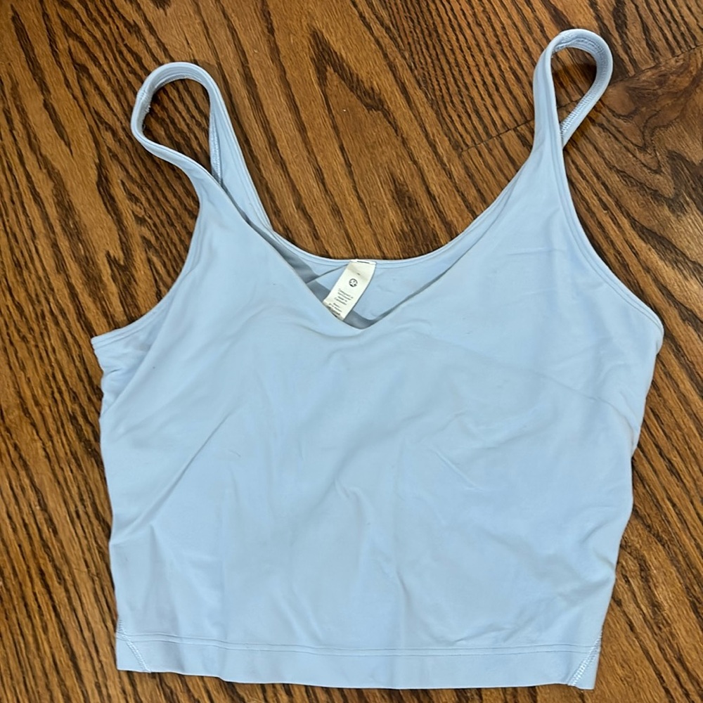 Lululemon light blue align tank top in size 6